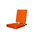 Special: INDOOR SIT DOWN floor chair with cover in ORANGE